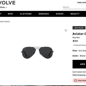 RAY-BAN Polarized Classic Aviator Sunglasses